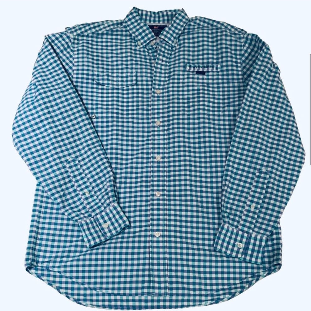 Vineyard Vines Performance Button Down: Med. Nwot - image 2